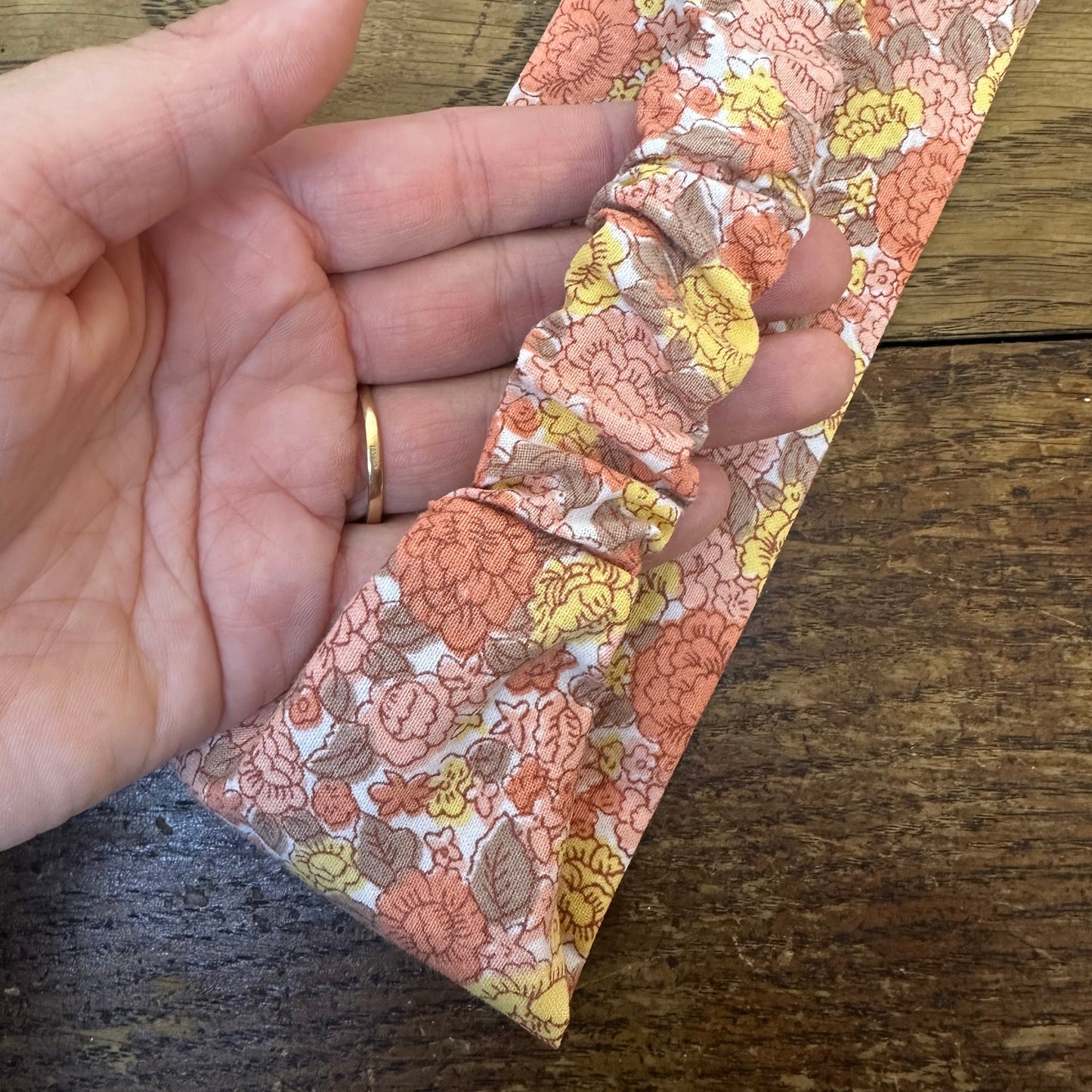 Orange/yellow flower headbands