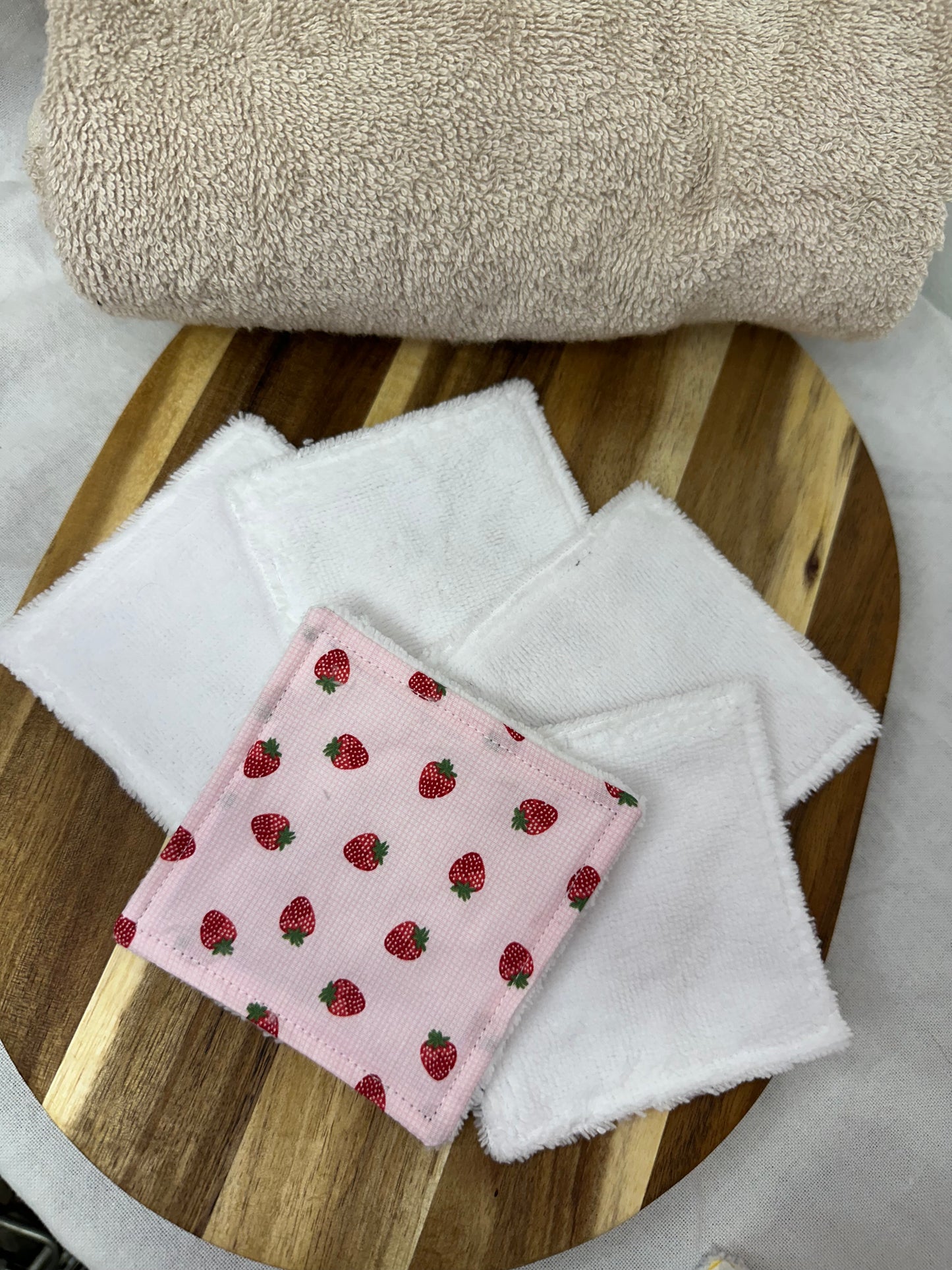 Lot de 5 cotons fraises - taille 1