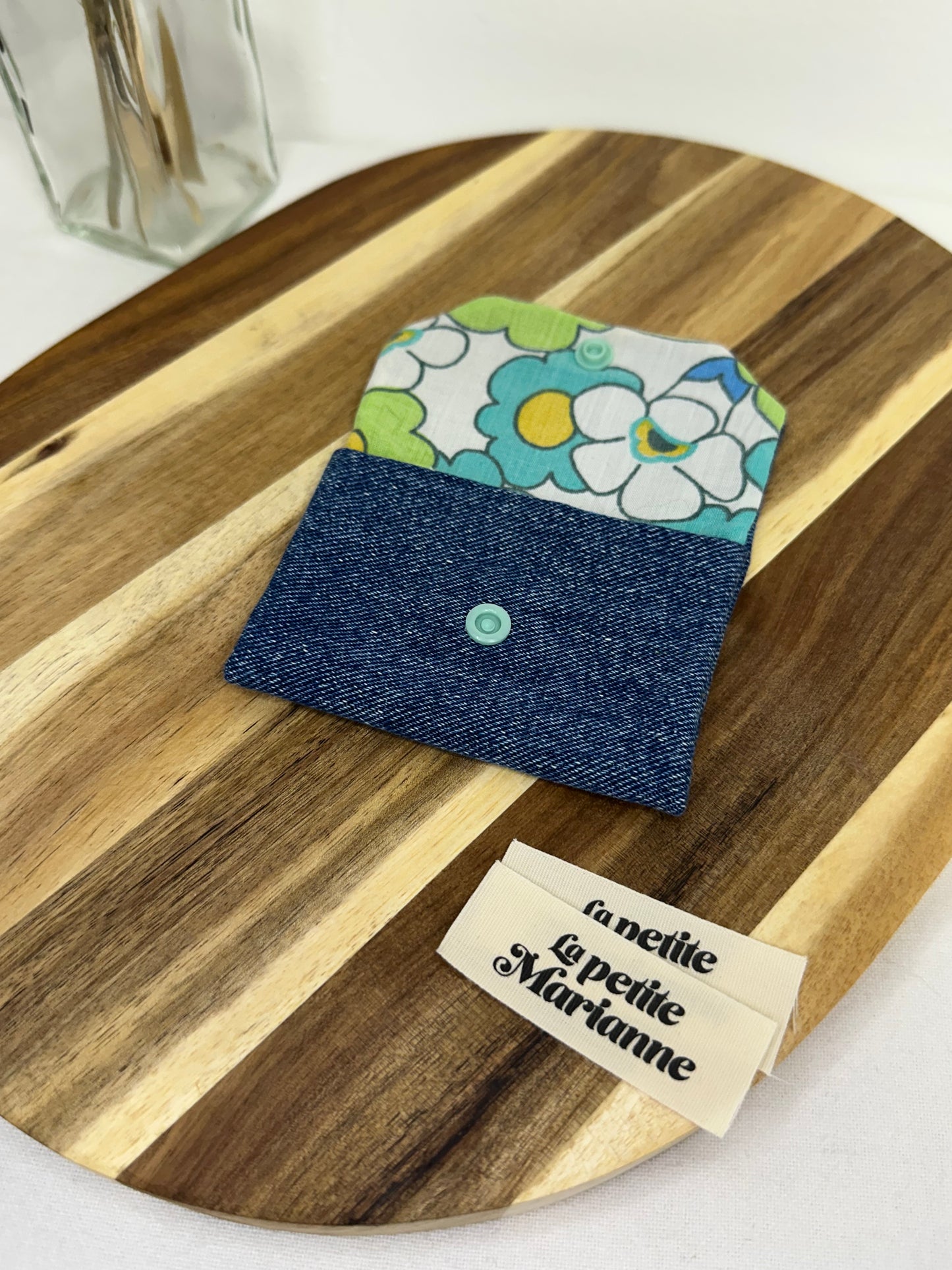 Porte-cartes en jean