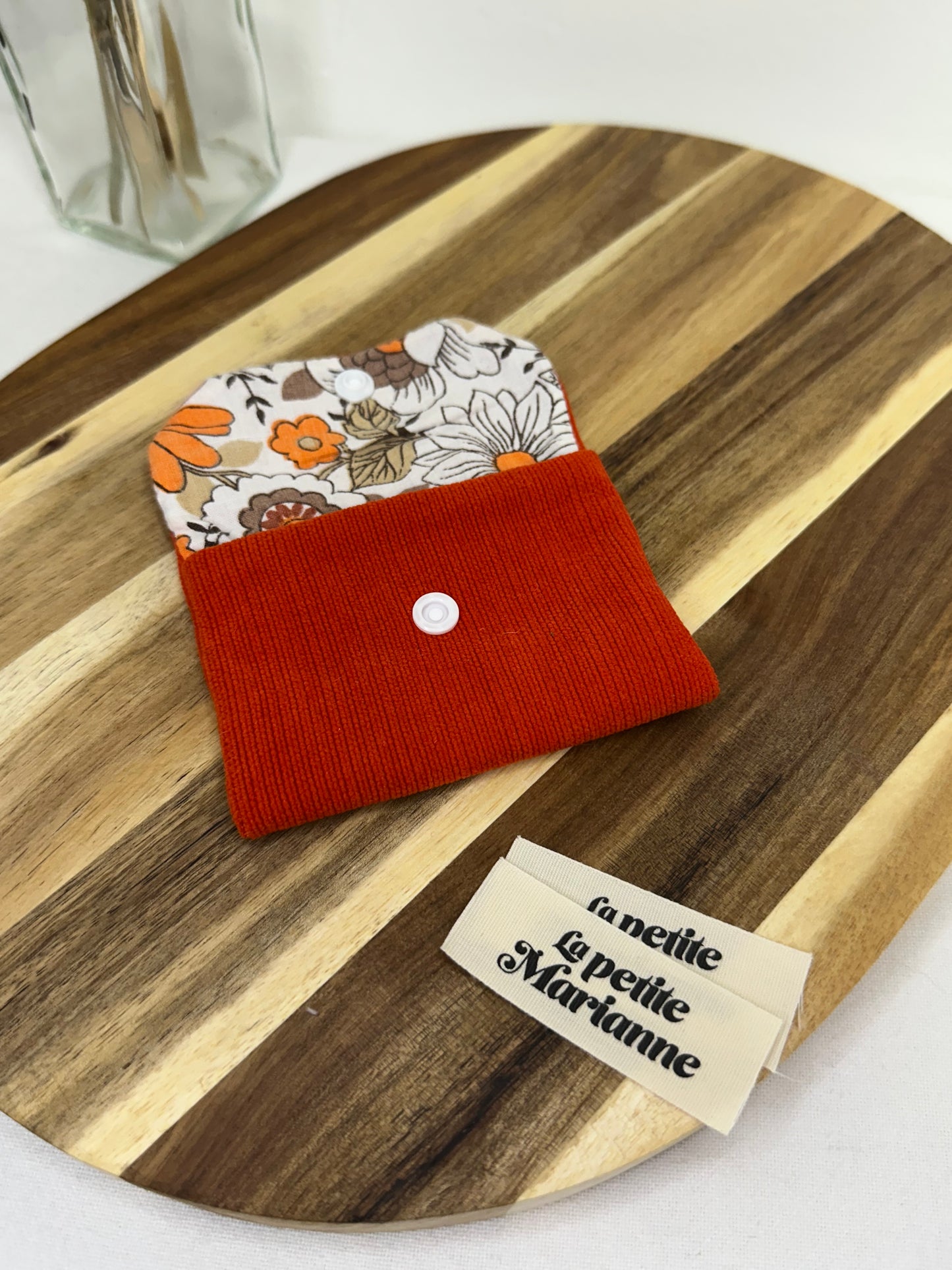 Porte-cartes en velours
