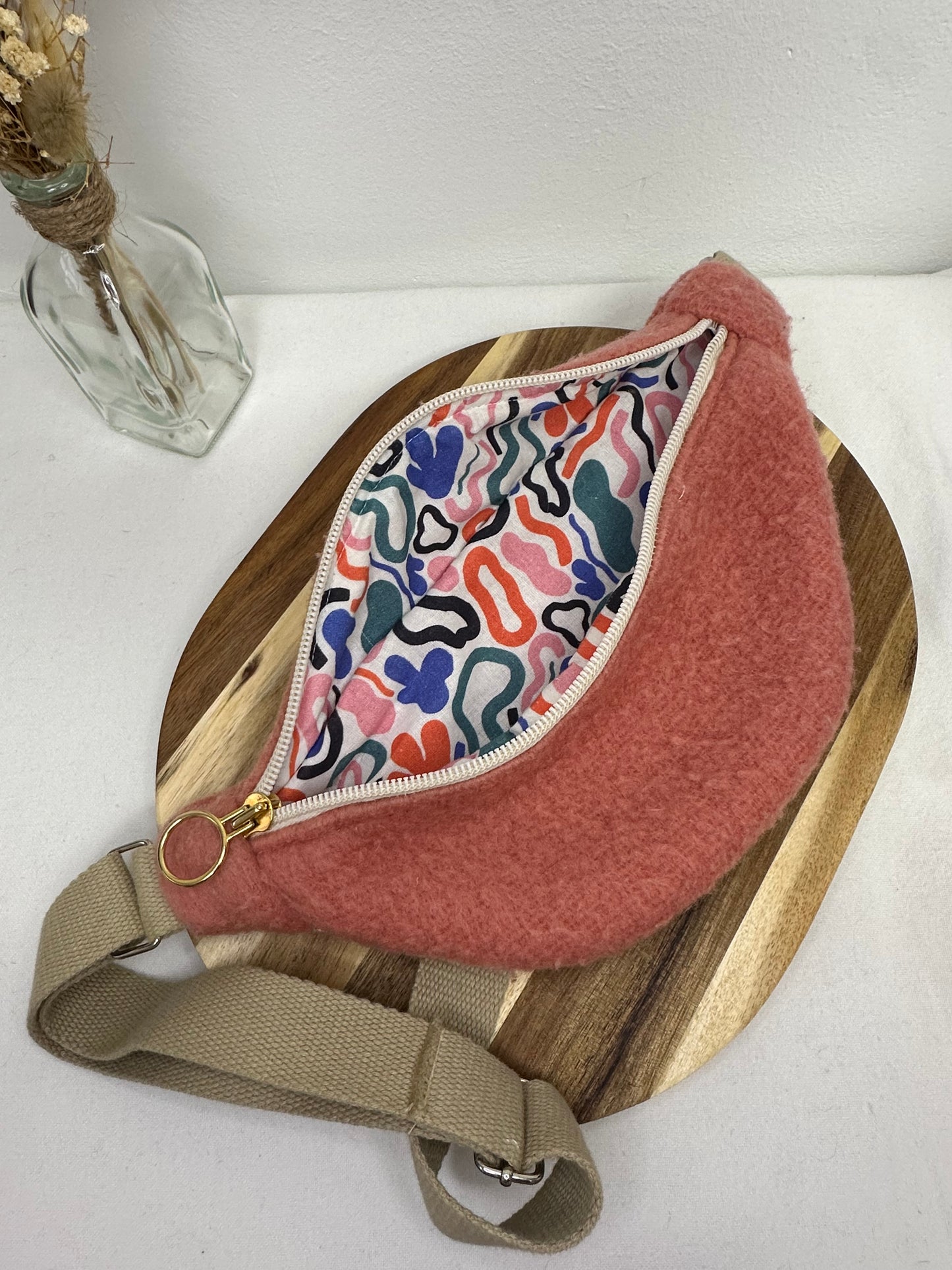 Sac banane rose