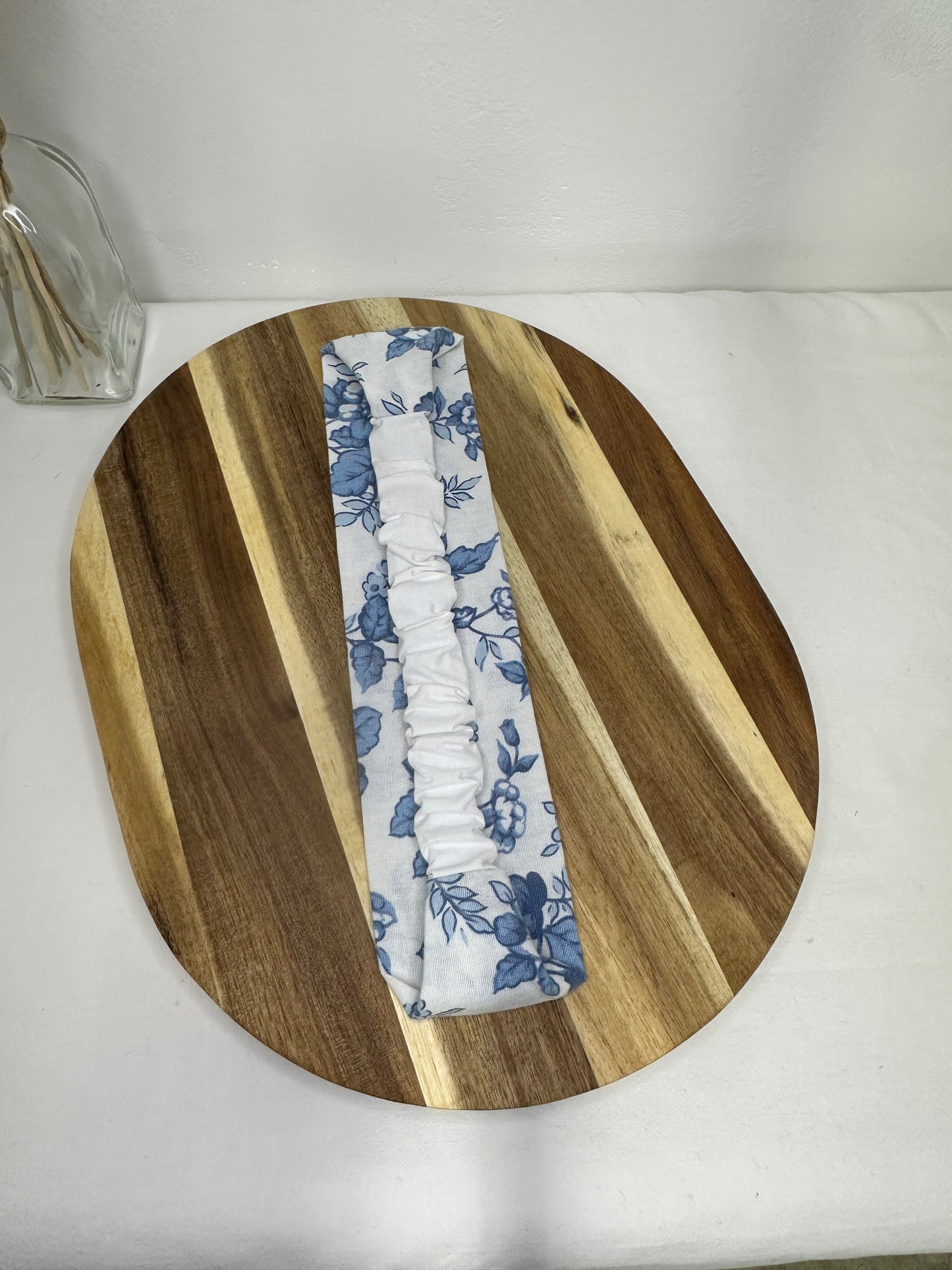Bandeau fleurs bleues