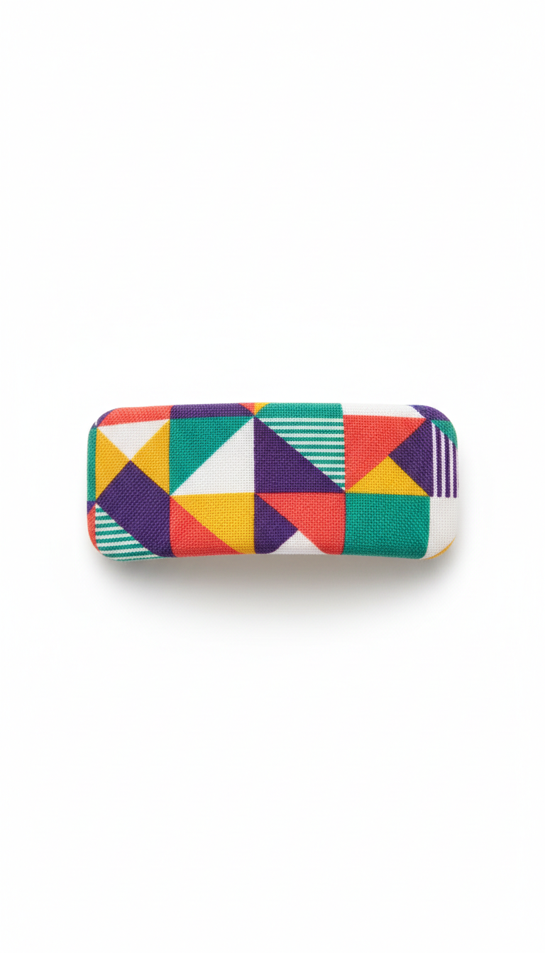 Barrette patchwork pièce unique