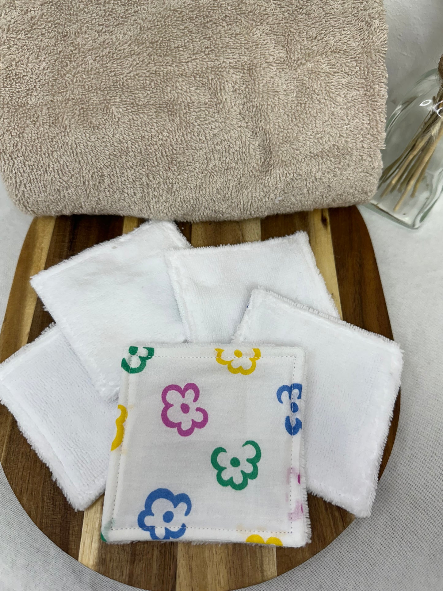 Lot de 5 cotons fleurs - taille 1