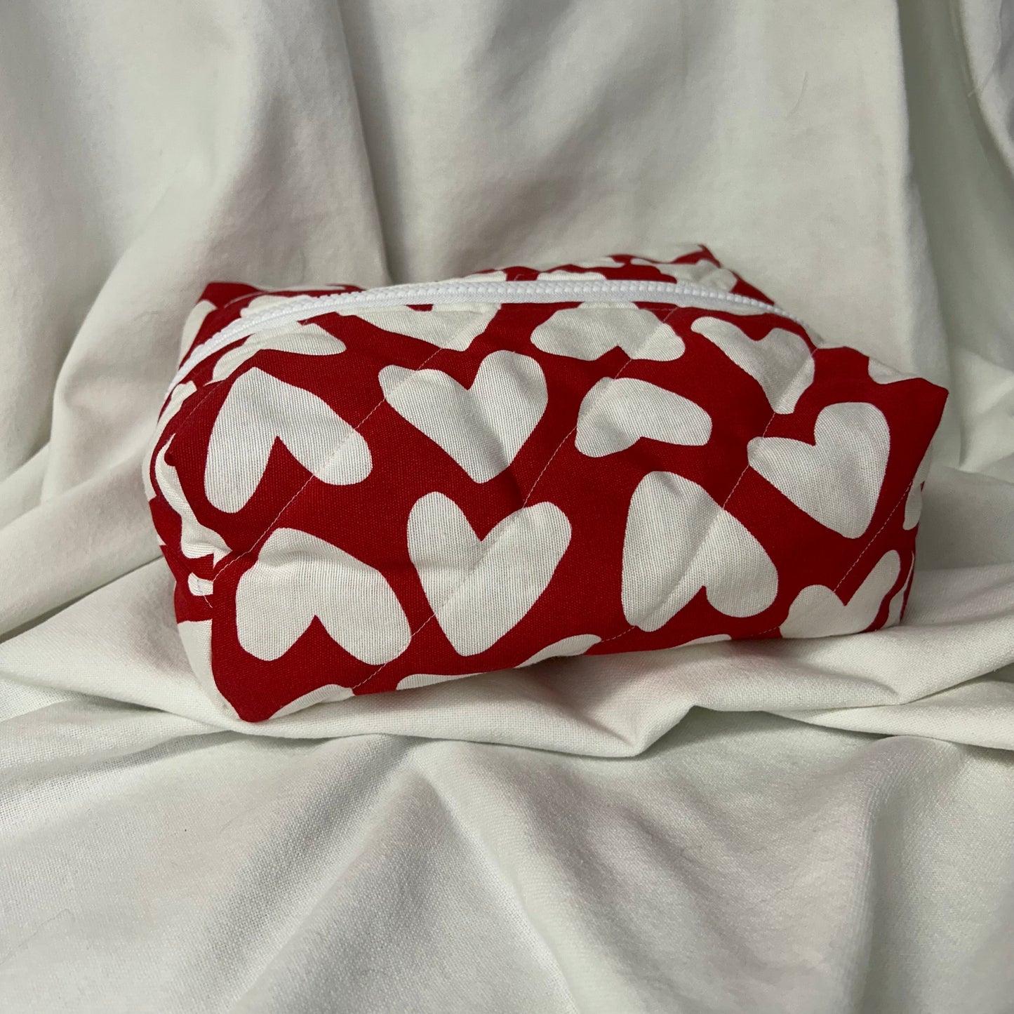 Trousse de toilette coeurs