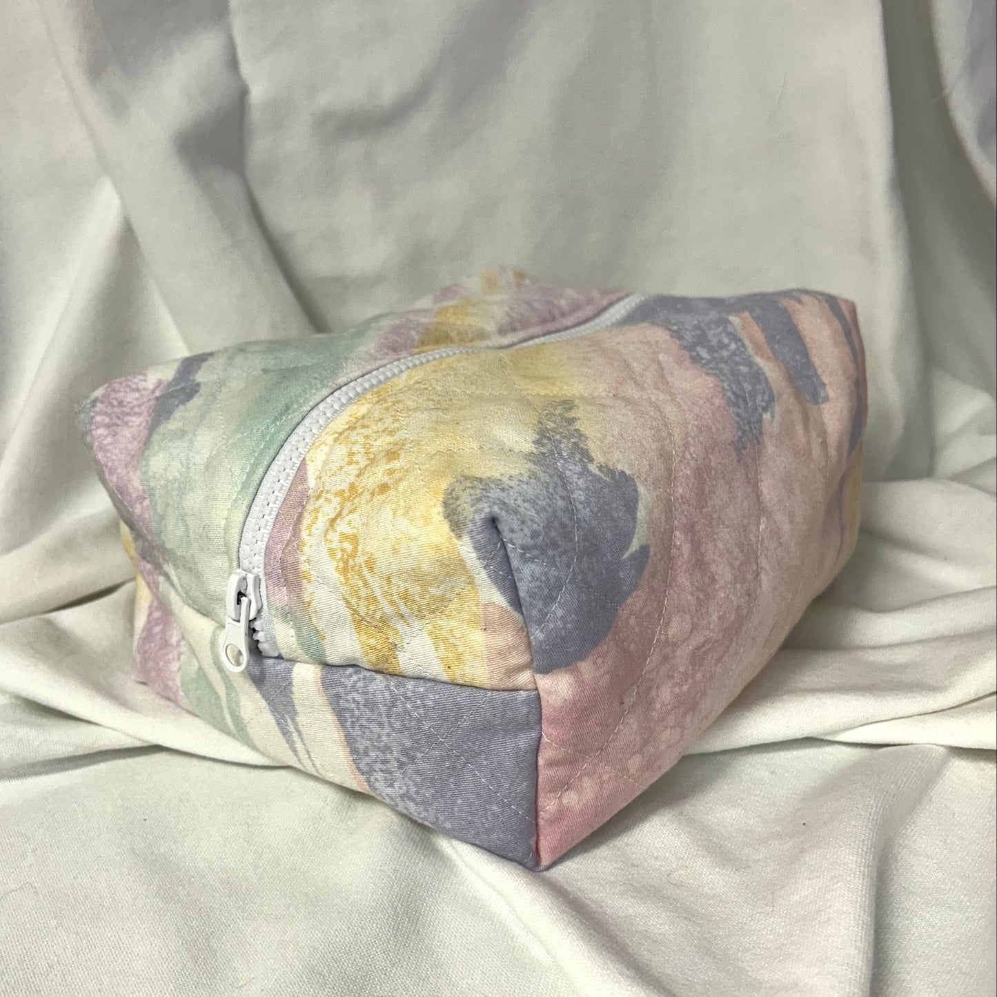Pastel toiletry bags
