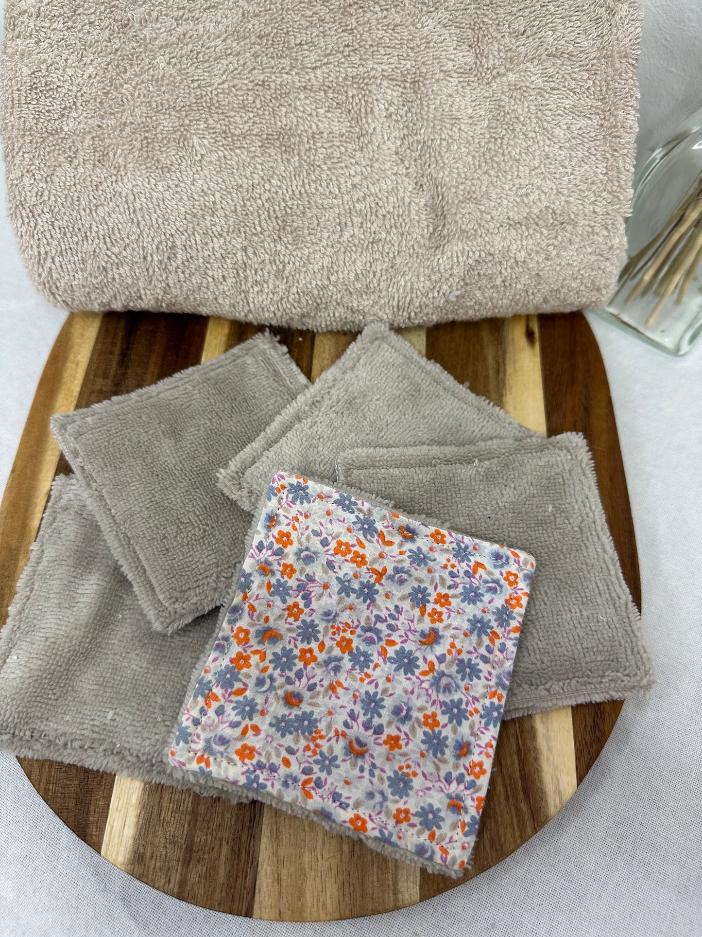 Lot de 5 cotons fleurs - taille 1