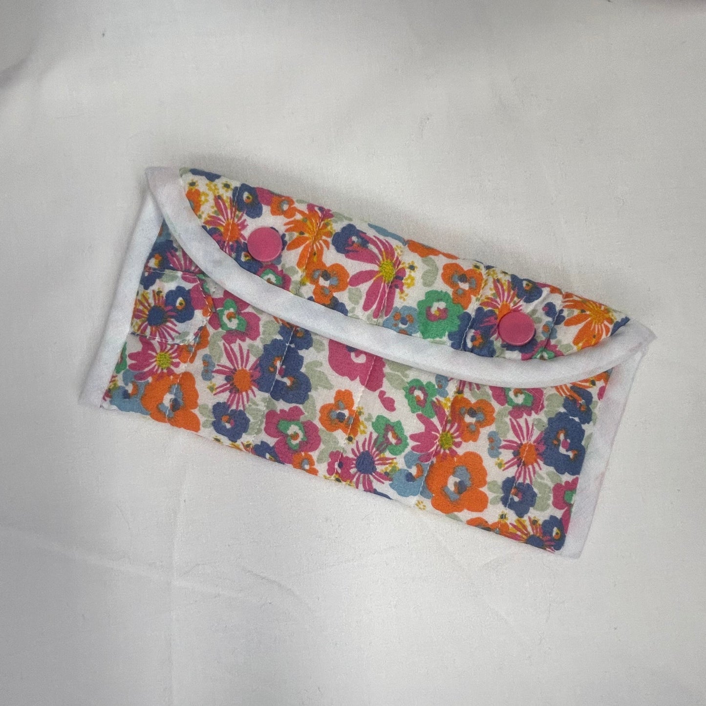Glasses case floral shirt