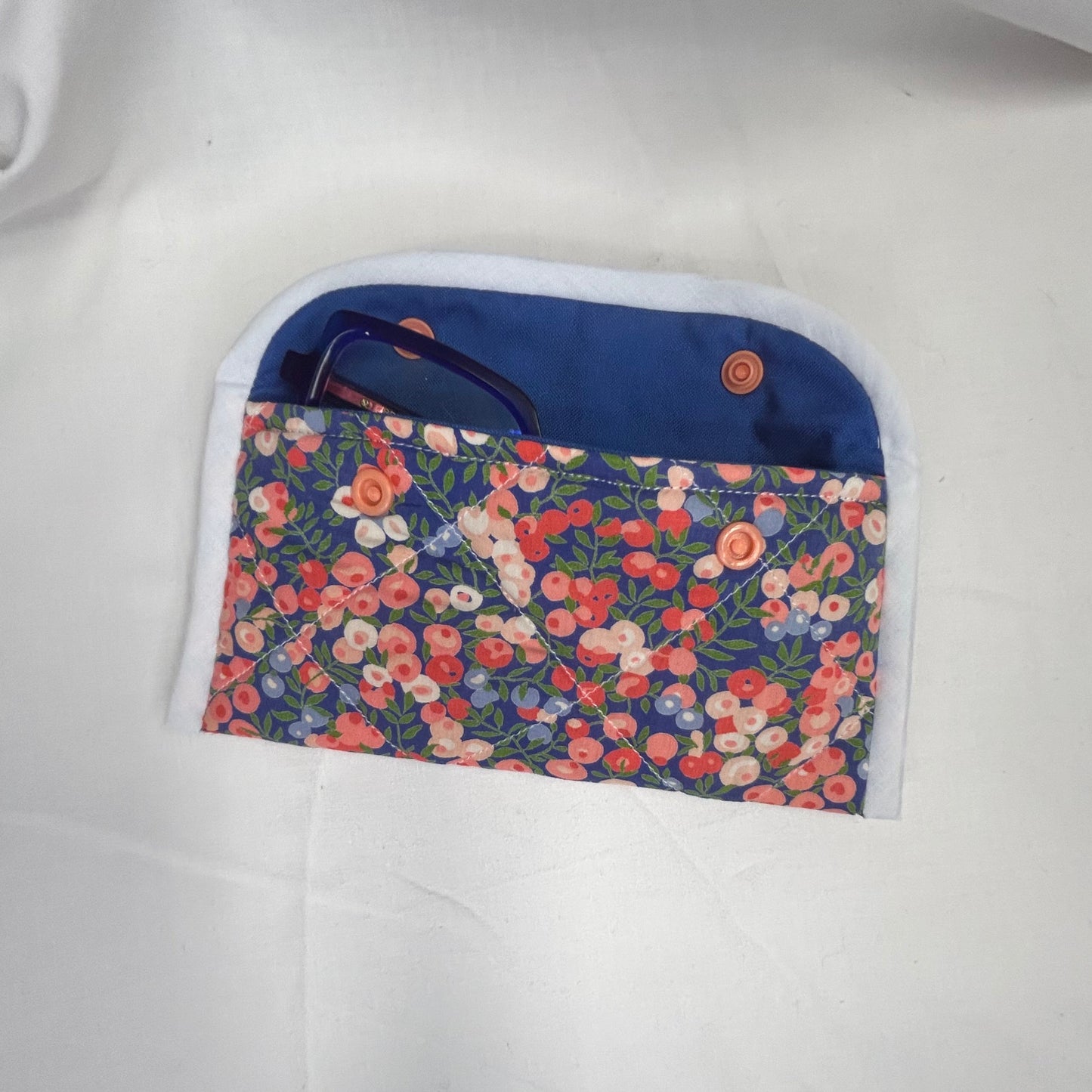Etui à lunettes floral