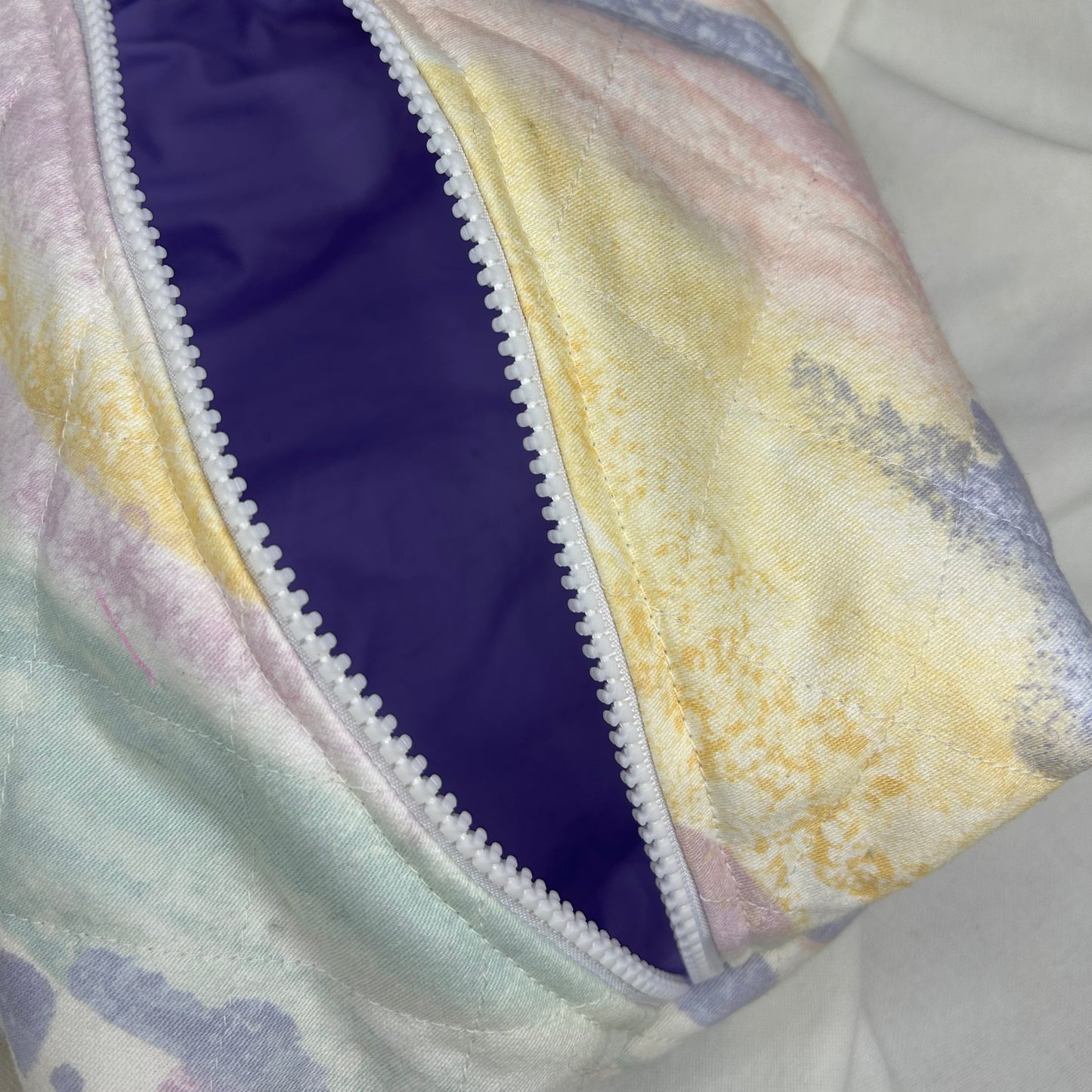 Pastel toiletry bags