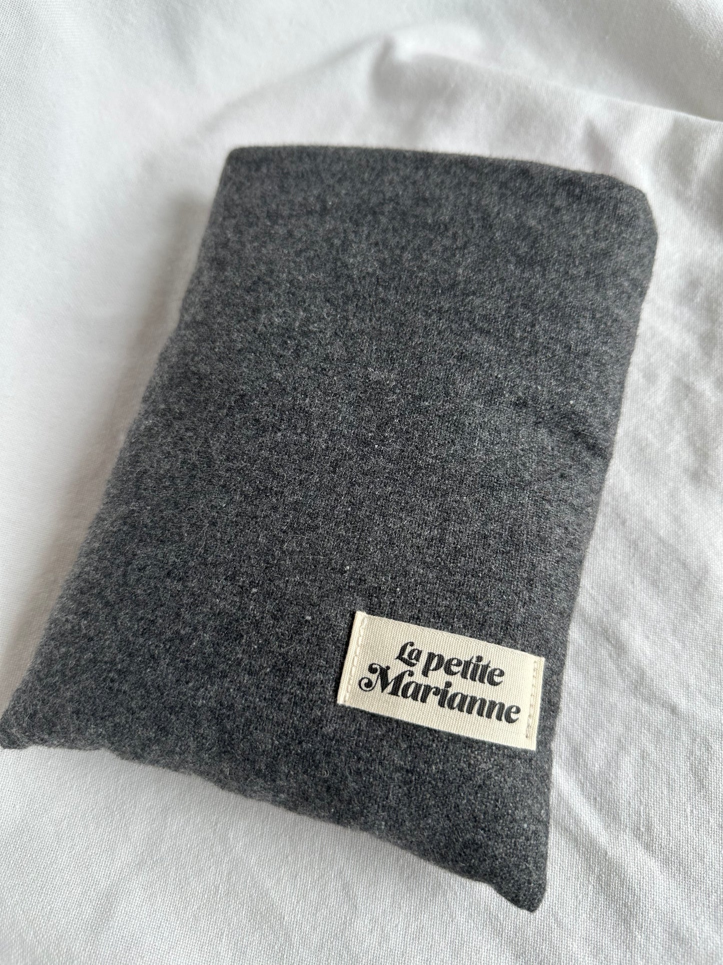 Grey paperback book sleeve
