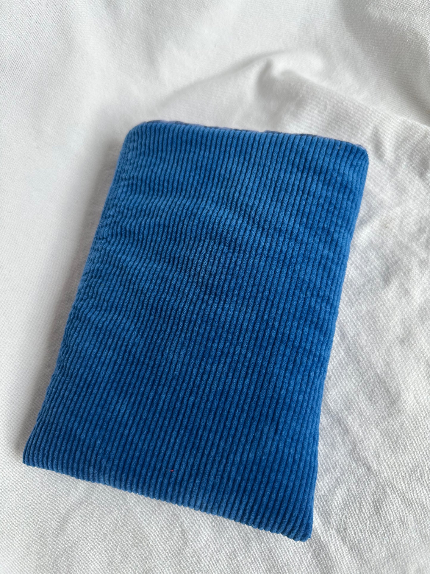 Blue velvet paperback book sleeve