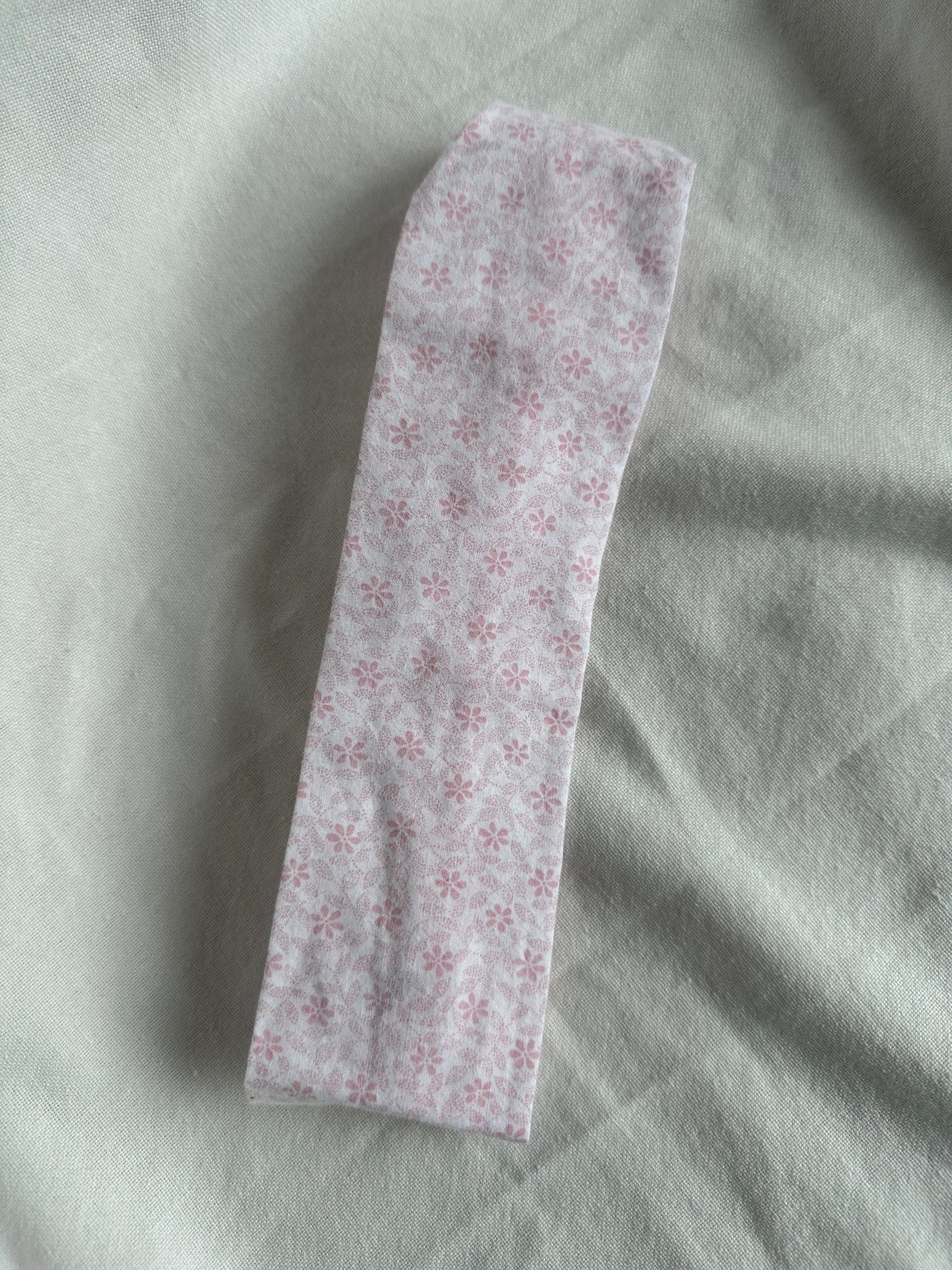Bandeau floral rose