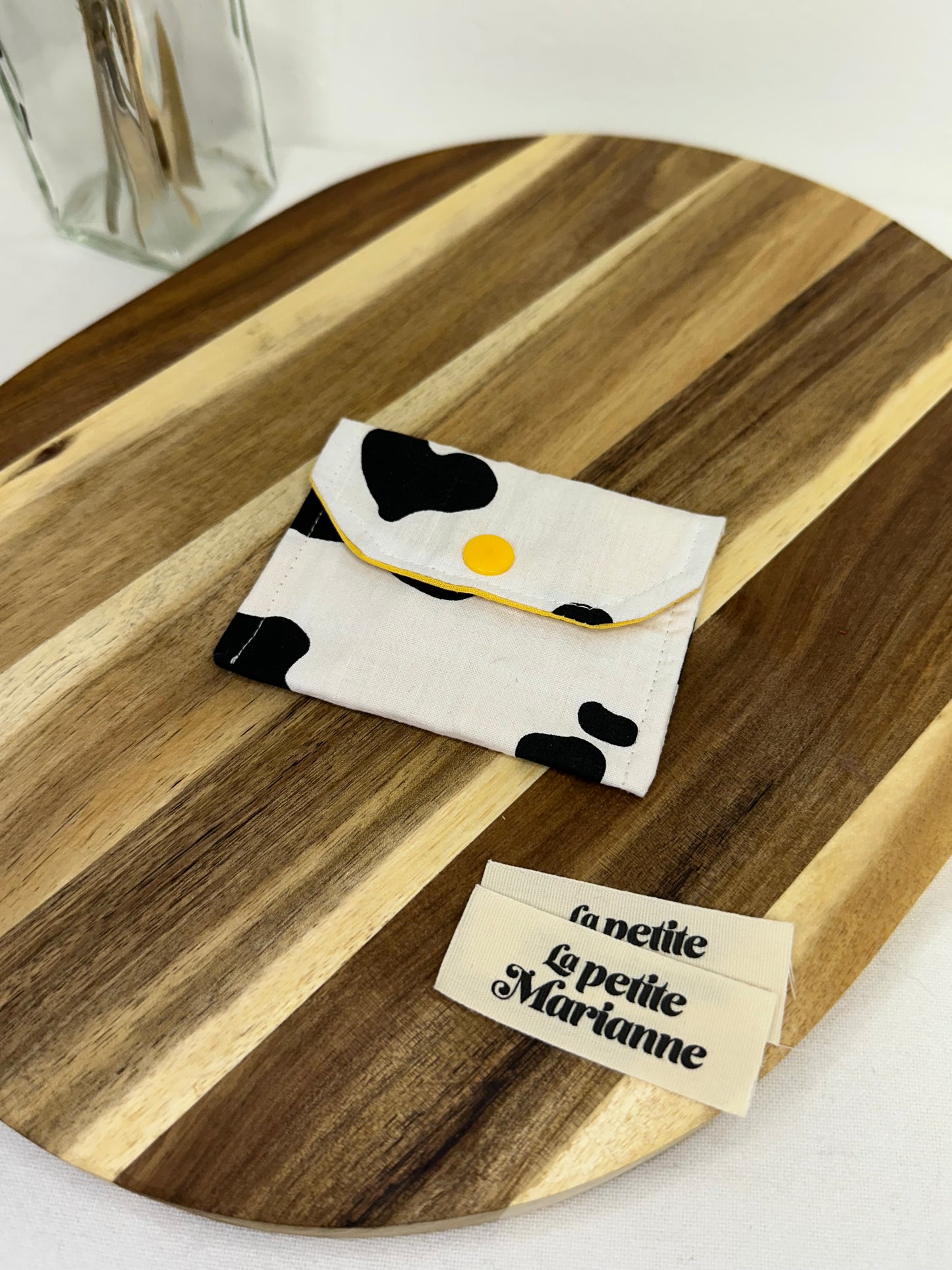 Porte-cartes vache