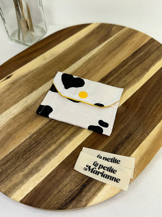 Porte-cartes vache