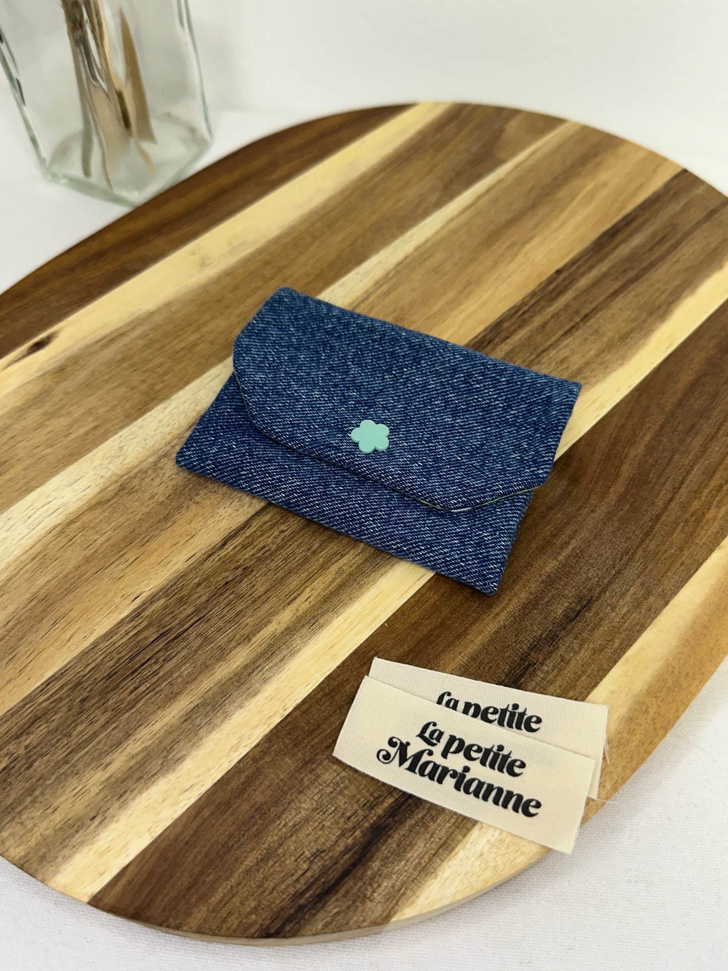 Porte-cartes en jean