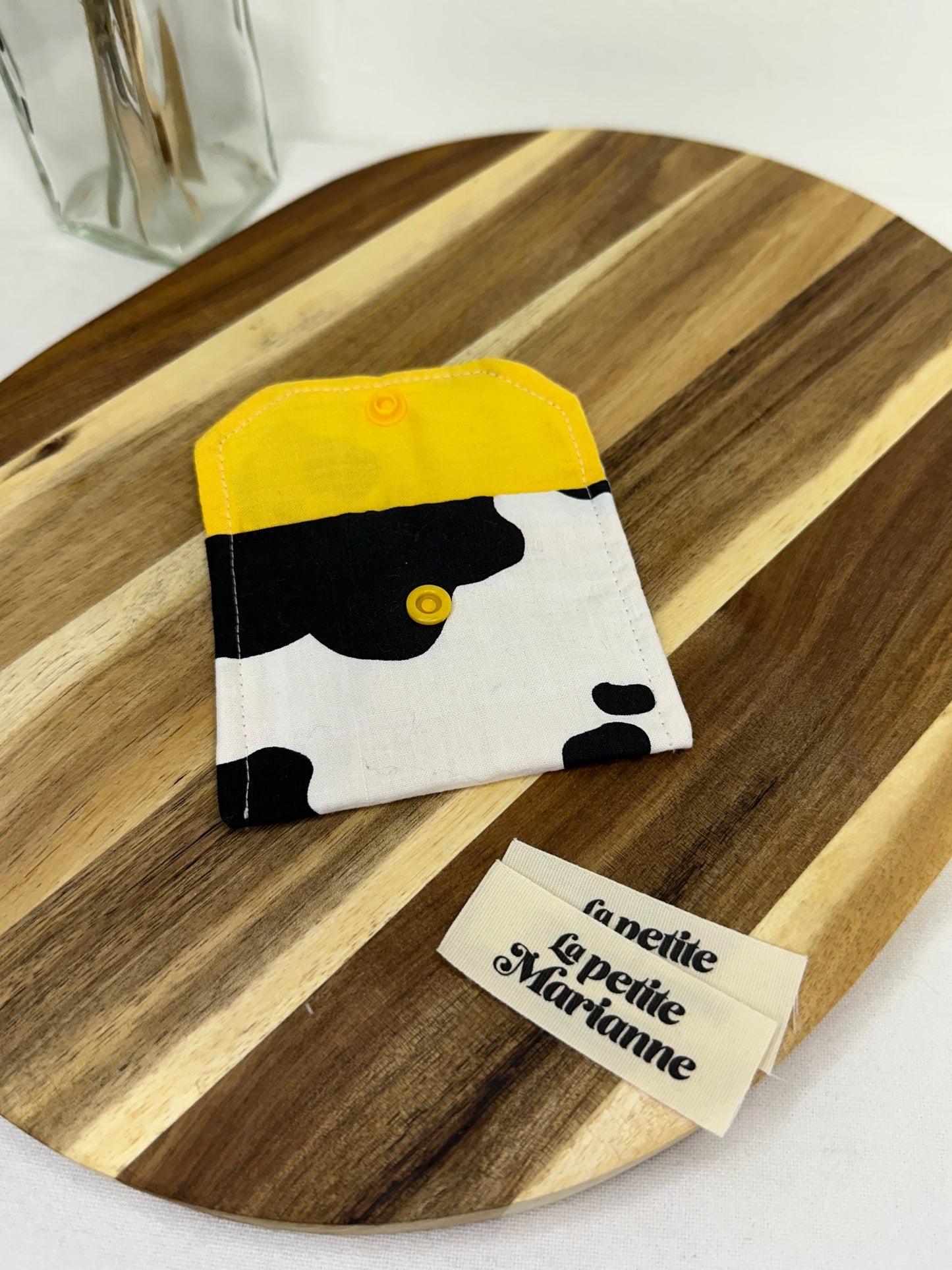 Porte-cartes vache