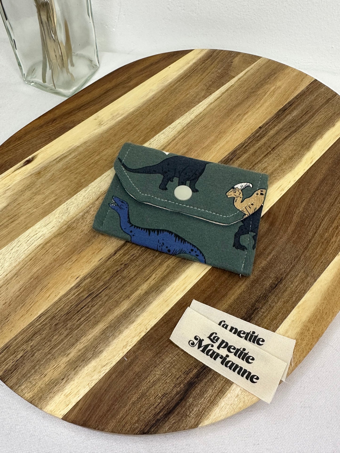 Porte-cartes dinosaures