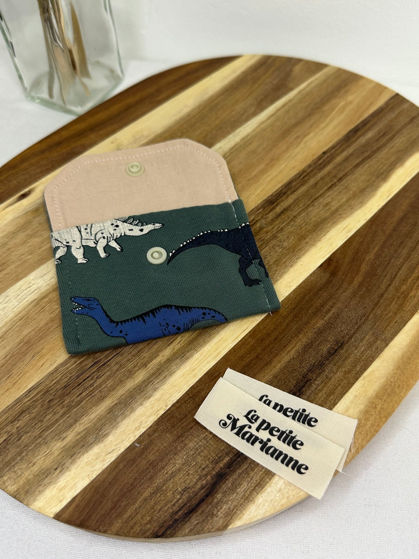 Porte-cartes dinosaures
