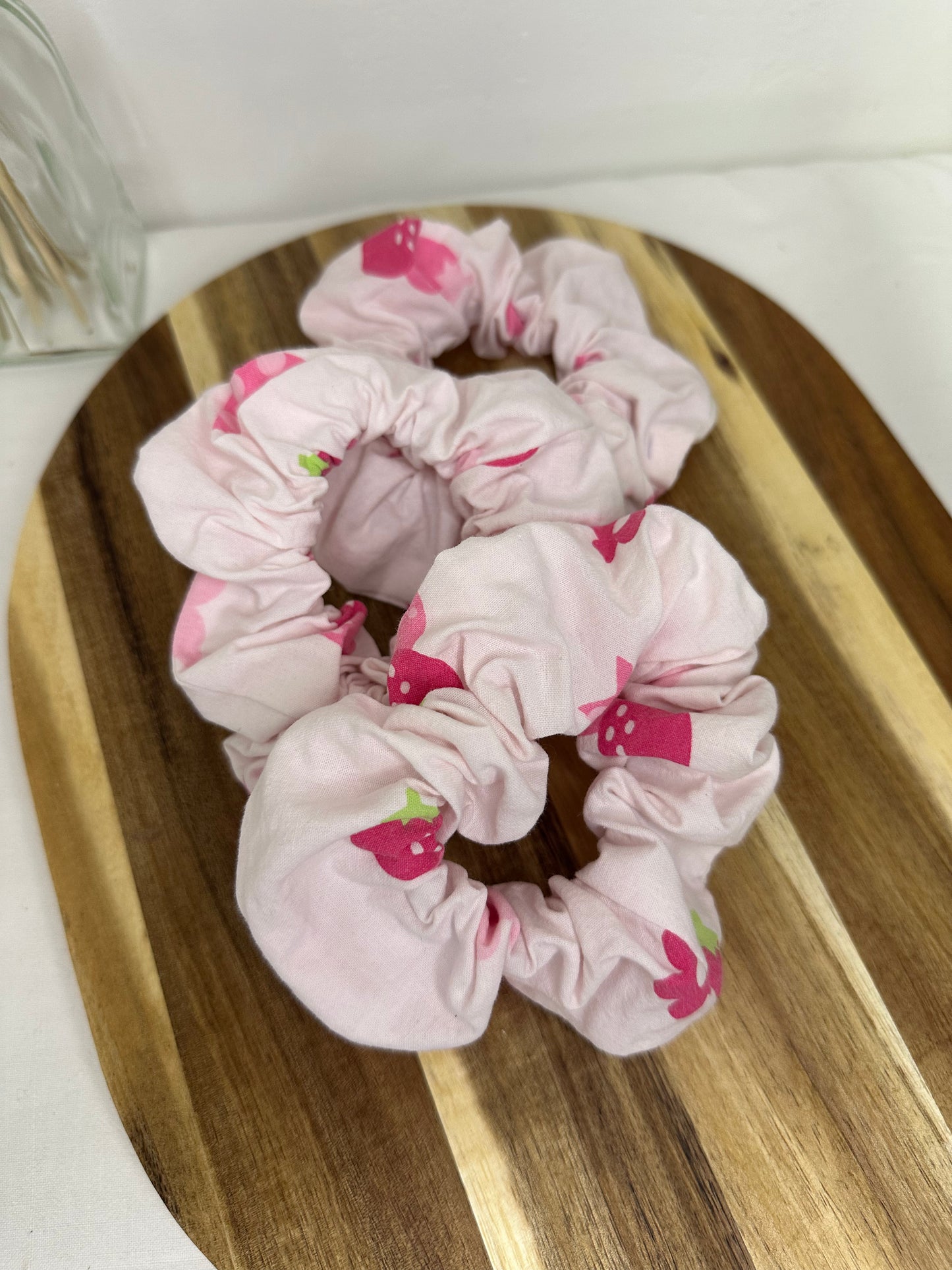 Chouchou fleurs et fraises