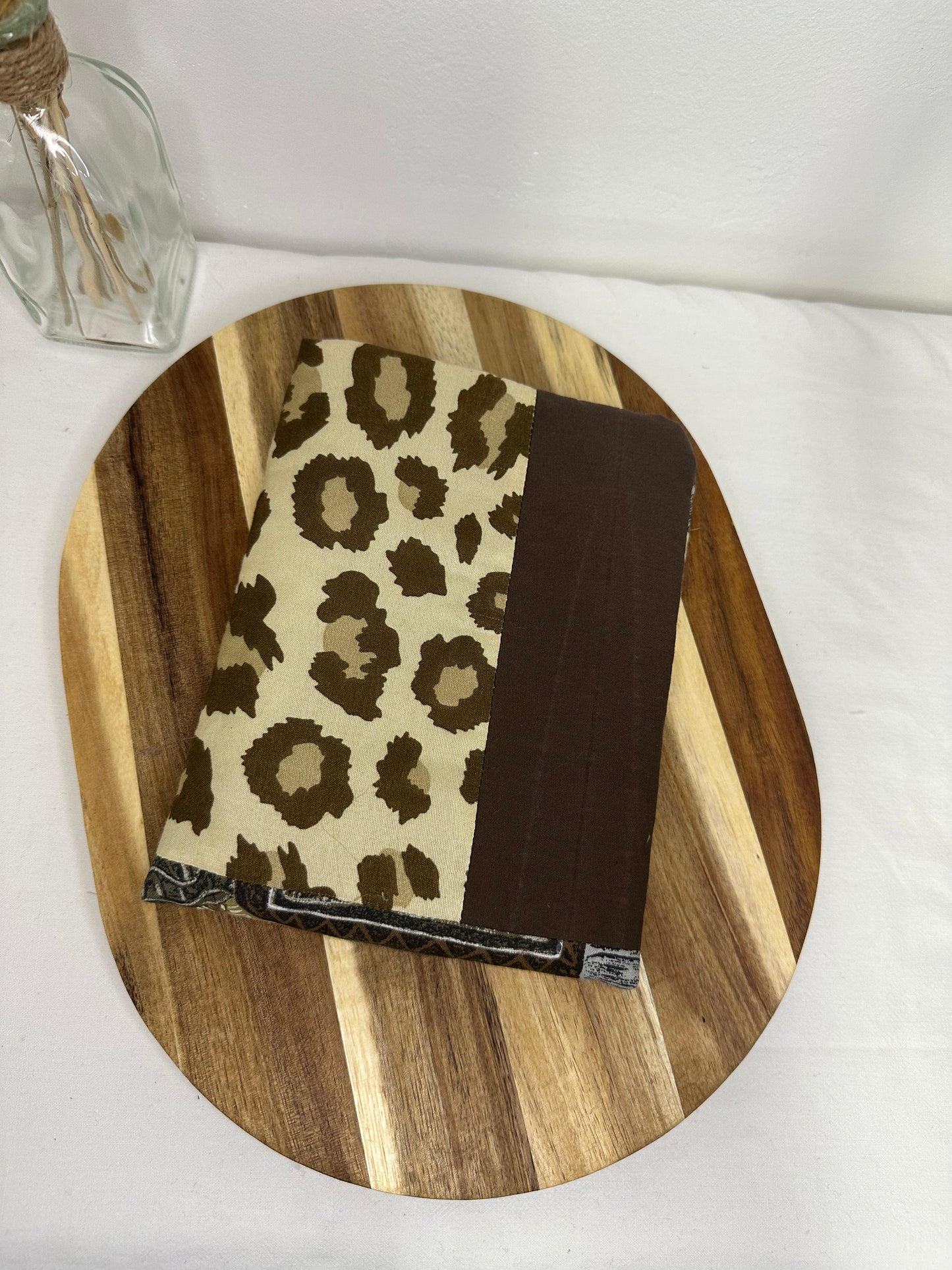 Housse à livre poche patchwork marron (im)parfaite