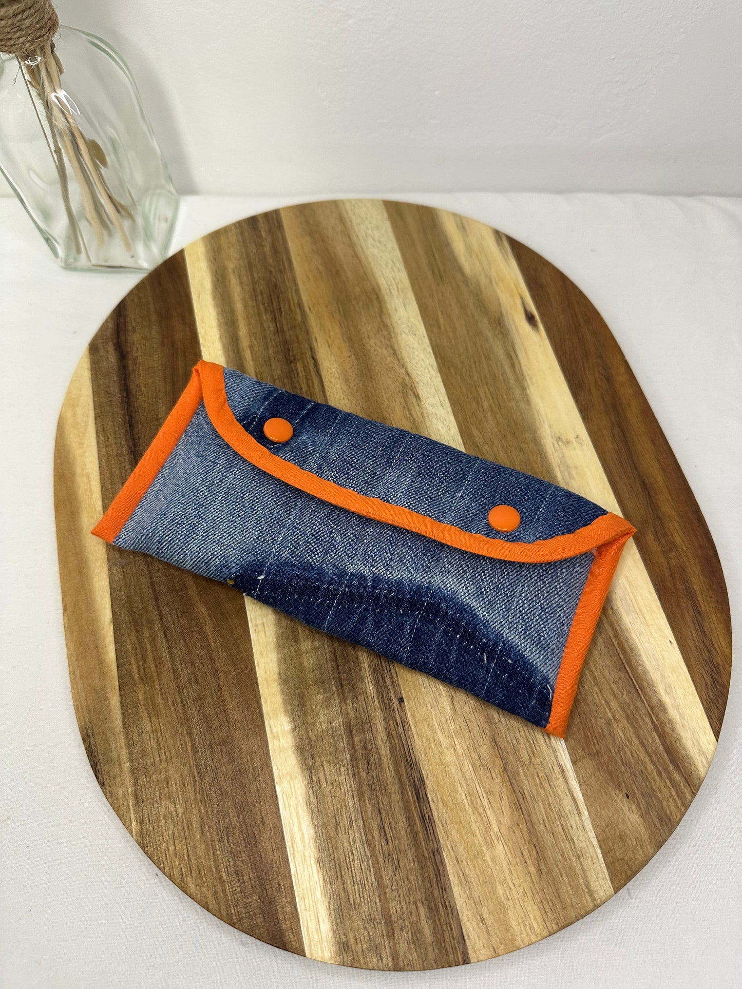 Etui à lunettes en jean
