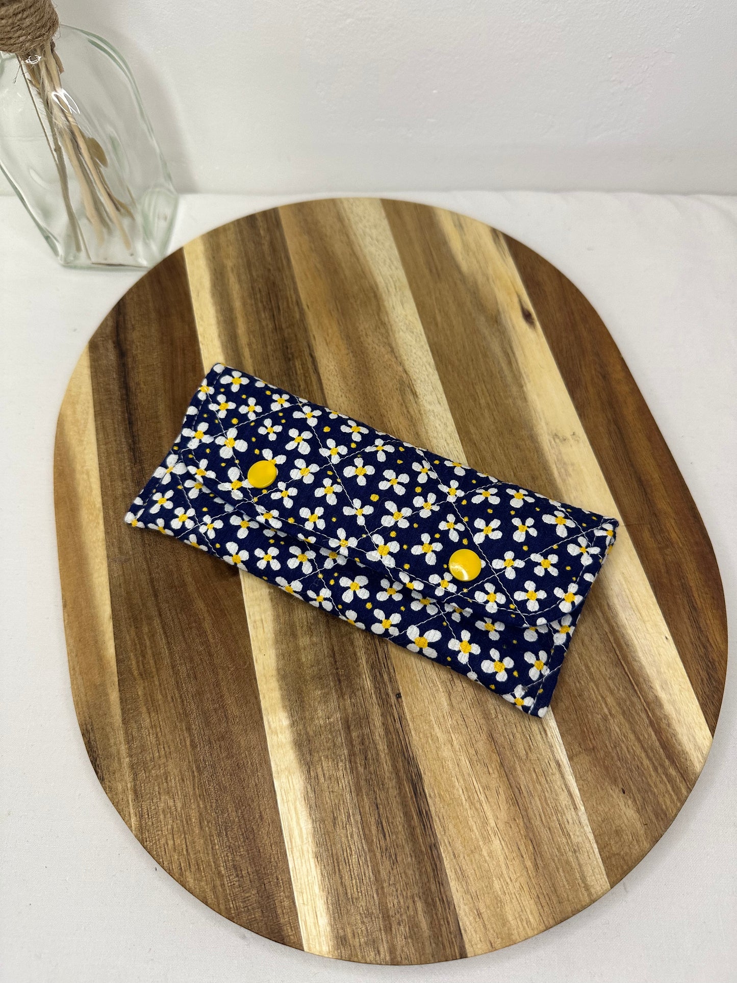 Etui à lunettes fleurs