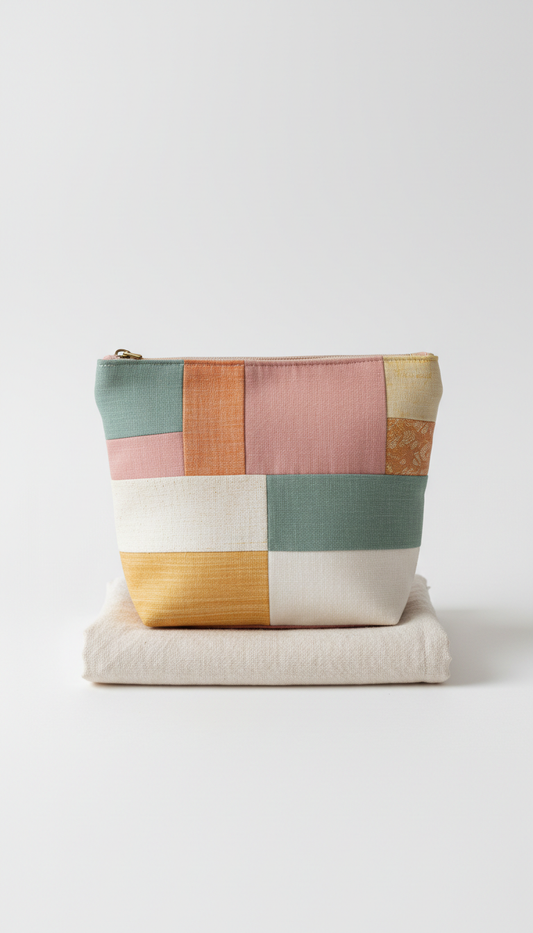 Petit sac bandoulière Sage Mist patchwork unique